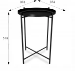 Столик журнальный SHT-CT8 чёрный муар от фабрики Mebelik