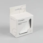 Механизм выключателя двухклавишный непроходной SWT-MK02-PL-WH-V (250V, 10A) (Arlight) 049887