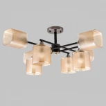 Потолочная люстра на штанге Imex MD.4212-8-S-BK+AB