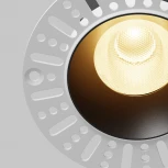 Встраиваемый светильник под гипсокартон Maytoni Dip DL121-15W-2.7K-TRS-B (LED, 220V, круглые)