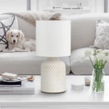 Интерьерная настольная лампа Rivoli Sabrina 7043-502 (220V, выключатель, круглые)