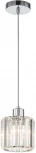 Подвесной светильник Escada Adorn 10192/1S Chrome 1х60Вт Е27, металл/стекло, хром
