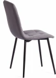 Стул CHILLY MAX / 1 шт. в упаковке (Велюр,Металл  /Темно-серый,Черный)