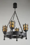 Подвесная люстра Aployt Simona APL.500.03.08 (220V, на цепи, под старину, факел)