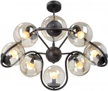 Потолочная люстра на штанге V4003-1/8PL Vitaluce (220V, шар, молекулы)