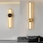 Настенный светильник Heidy L H90 Brass Black Imperiumloft Heidy-L01 (230862-23) (LED)