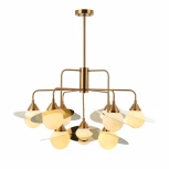 Потолочная люстра на штанге Stilfort Saturn 2125/03/09P (220V, шарики)