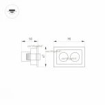 Встраиваемый точечный светильник Arlight MS-ORIENT-BUILT-TURN 031928 (LED, 220V)