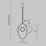Подвесной светильник Maytoni Evolution MOD396PL-L10W3K