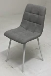 Стул CHILLI UF860-08B серый, ткань / белый каркас