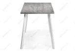Стол Woodville Тринити Лофт 120 25 мм белый матовый / бетон 460309