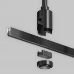 Крепление потолочное Medium одинарное 300мм Flarity черный Maytoni Accessories for tracks Flarity TRA158С-S1-B (24V)