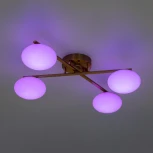 Потолочная люстра RGB на штанге Citilux Atman Smart CL226A143 (LED, 220V, голосовое управление, пульт управления, управление смартфоном, умный дом - Алиса, Маруся, Салют)