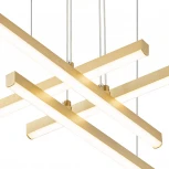 Подвесной светильник 14017/4P Gold Indigo Paralleli V000086L (регулировка яркости, LED, 220V, пульт управления, на тросе)