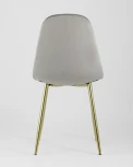 Стул Stool Group Валенсия велюр серый золотые ножки УТ000003335