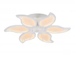 Потолочная люстра Ambrella Acrylica FA459 (регулировка яркости, LED, 220V, пульт управления, управление смартфоном, умный дом - PC.Lamper, цветы, листья)