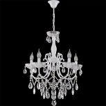 Подвесная люстра Reluce 04211-0.4-05 WH (220V, подвески, на цепи, подсвечник, свеча)