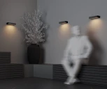 Уличный настенный светильник  Maytoni Lot O428WL-L10GF3K (LED, 220V, IP65)