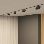 Трековый светильник однофазный 220V Denkirs Edder DK6446-BK