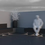 Подсветка для лестниц и ступеней встраиваемая Maytoni Via Urbana O022-L3GR (LED, 220V, IP54)