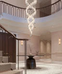 Потолочная люстра каскадная водопад (цветы, птички) Cloyd Argana 11240 (220V, цветы, птички)