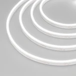 Светодиодная лента герметичная МУНLIGHT-SIDE-A120-06x12mm 24V White6000 (9.6 W/m, IP65, 5m, wire x2) (Arlight, Силикон) 041033