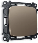 Комплект механизма Ambrella Volt 1-клавишного проходного выключателя OMEGA MO631020 Темная бронза матовый QUANT