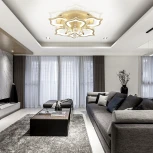 Потолочная люстра Natali Kovaltseva Florel INNOVATION STYLE 83052 (регулировка яркости, LED, 220V, пульт управления, цветы)