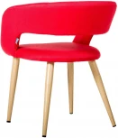 Стул R-Home Hugs Красн/Натур. Дуб