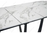 Стол Woodville Миссандея белый мрамор / графит 462085