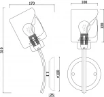 Бра Freya Isabella FR5095WL-01G