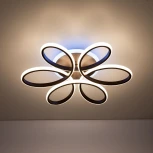 Потолочная люстра RGB Citilux Сезар Смарт CL233A155E (LED, 220V, умный дом - Алиса, Маруся, Сири, цветы)