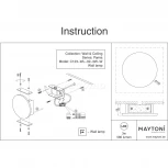 Настенный светильник (бра) Parma 3000К 6Вт IP 20 LED Maytoni Technical C123-WL-02-3W-W