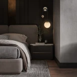 Бра Arte Milano Neapol-73808 274307/1B BK/GD (220V, шар)