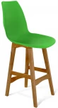 Стул полубарный SHT-ST29/S65-1 зеленый/светлый орех от фабрики Sheffilton