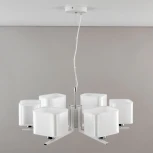 Люстра подвесная Тильда CL469265 (220V, на тросе, куб)
