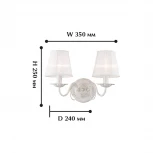 Бра Favourite Malta 1730-2W (220V)