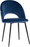 Стул Stool Group Меган NEW велюр с ромбами синий УТ000035476