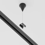 Подвес тросовый Trinity черный, 1шт (трехфазный) Maytoni Technical TRA005WS-31B (220V)