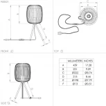 Настольная лампа Eglo Romazzina 900521 (220V, выключатель)