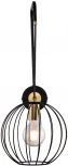 Бра Quebec 10176/1A E27*60W Black/Brass (220V, шар)