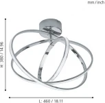 Настенно-потолочный светильник Eglo Selvina 96306