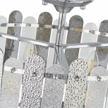 Потолочная люстра хрустальная на штанге Arte Milano Sorrento-3109 373109/6/80/500 CR (220V)