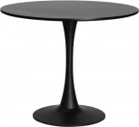 Стол обеденный MIA (черная столешница, черное основание) Dobrin 219TD-LMZL MIA, цвет столешницы черный, основания черный