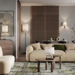 Торшер Bagel 5410/1F (220V, выключатель, круглые)