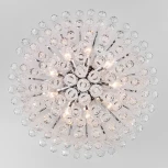 Потолочная люстра Eurosvet Ostiniya 3299/9 хром / прозрачный хрусталь