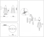 Бра Ambrella HIGH LIGHT LH58118 (220V)