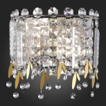 Настенный светильник Desio SL1655.201.02 ST Luce (220V, хрусталь, подвески)