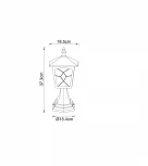 Наземный фонарь Globo Atlanta 3127