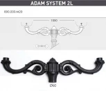 Наземный фонарь Fumagalli Simon U33.205.M20.AXH27 (220V, IP55)